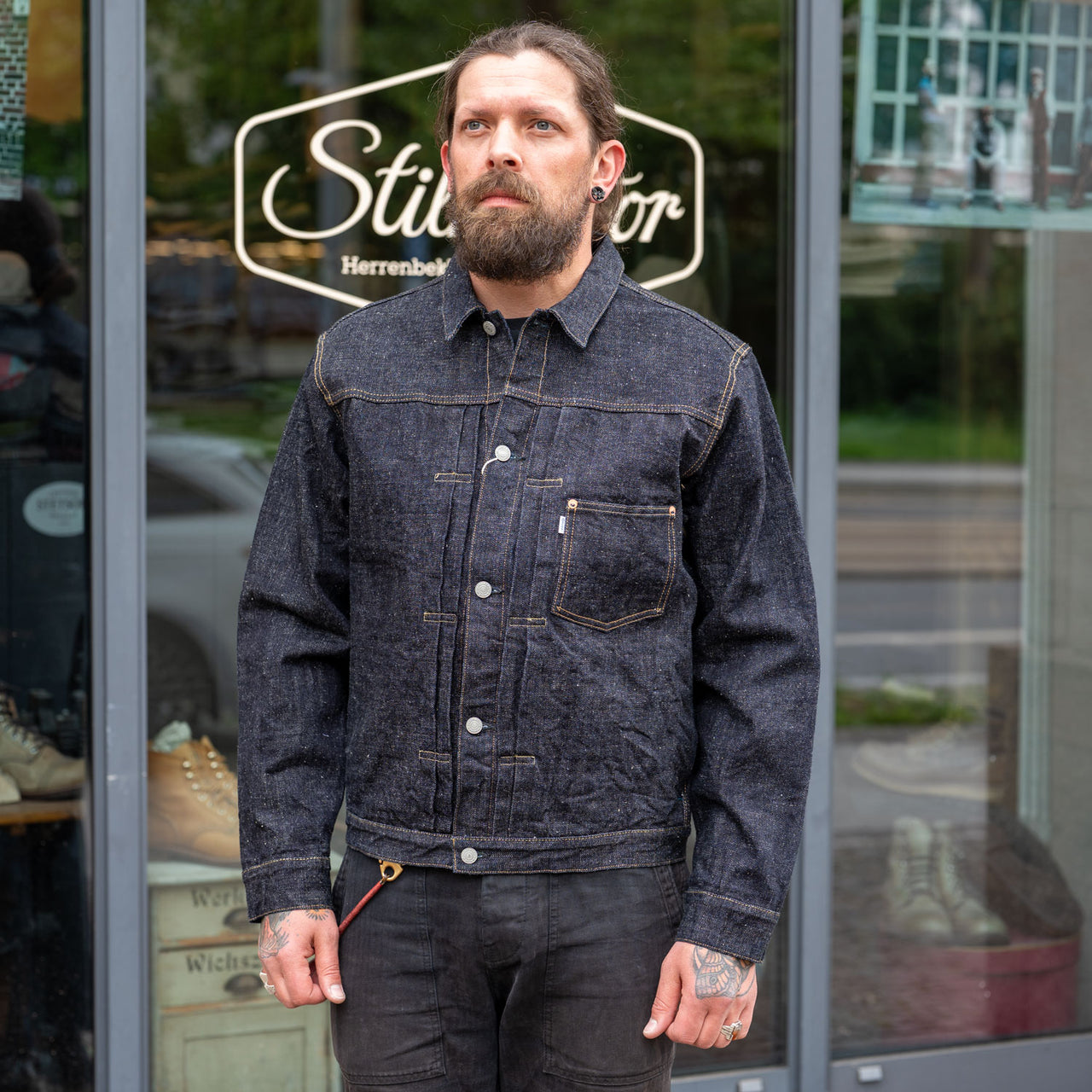 Typ 1 Denim Jacket 15,5oz Slup Neppy