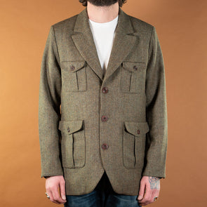 Minos Tweed Blazer K7402 Green