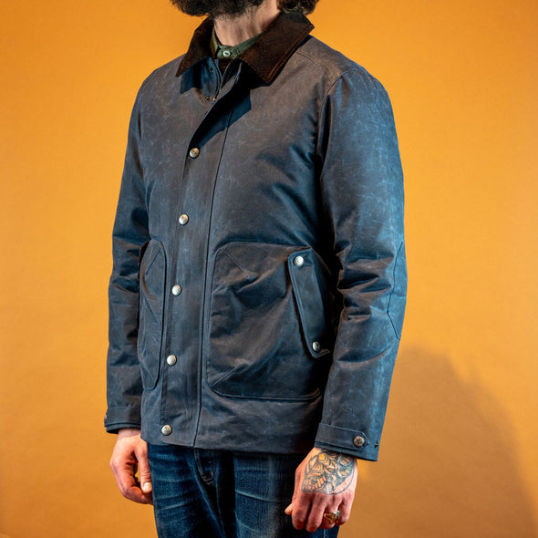 K6502 POLLUX RANGER P270 Mens waxed Winter-Jacket Navy