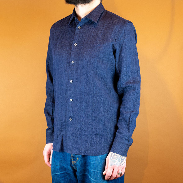 Feel Good Shirt Linen Navy