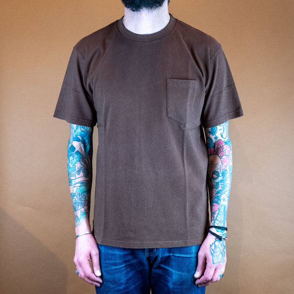 Pocket-T-Shirt Hemp Brown