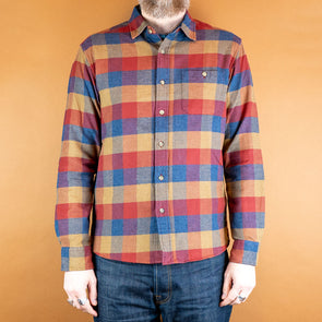 Fremont Flanell Shirt Brown/Blue