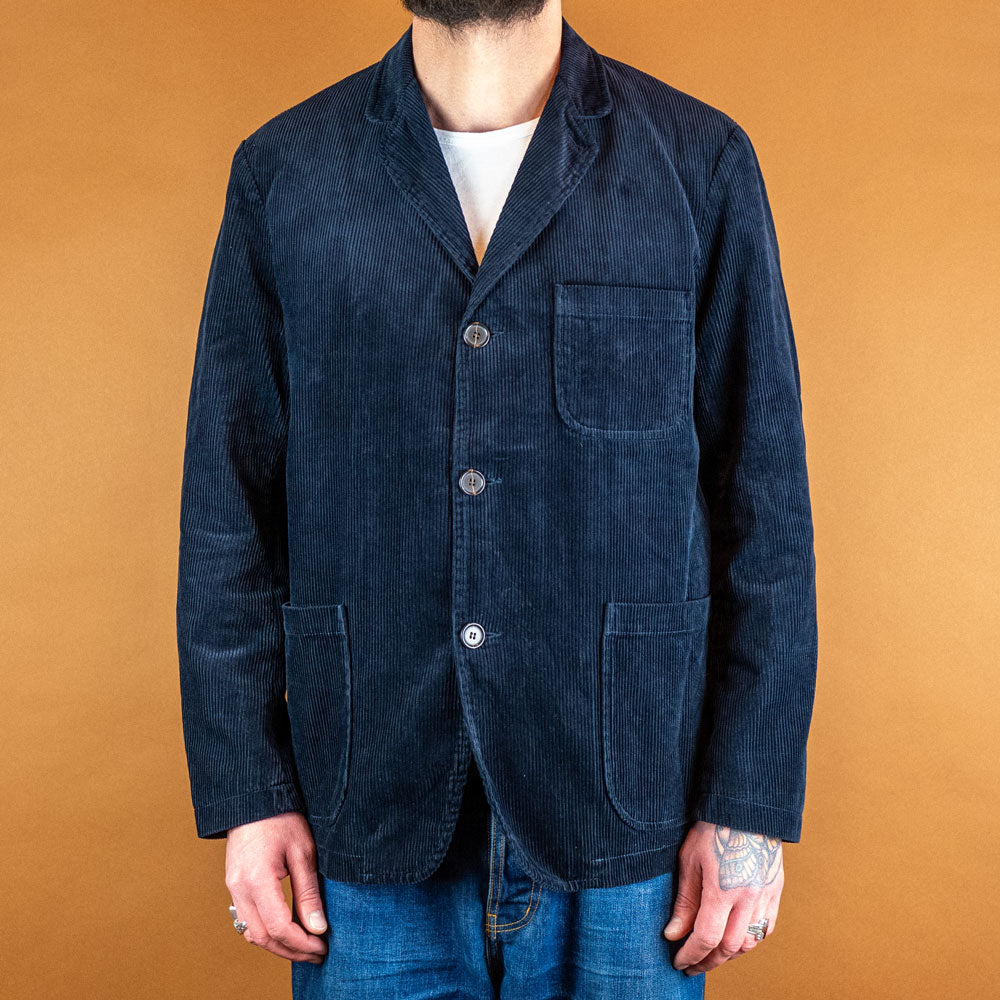 Universal Works Three Button Three Button Jacket Cord Navy Universal Works – Stilkontor Leipzig